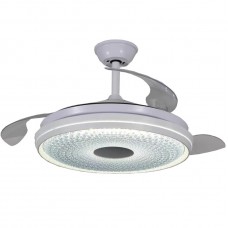 Ανεμιστήρας Οροφής LED 36W με 4 Πτερύγια Remote control Huron